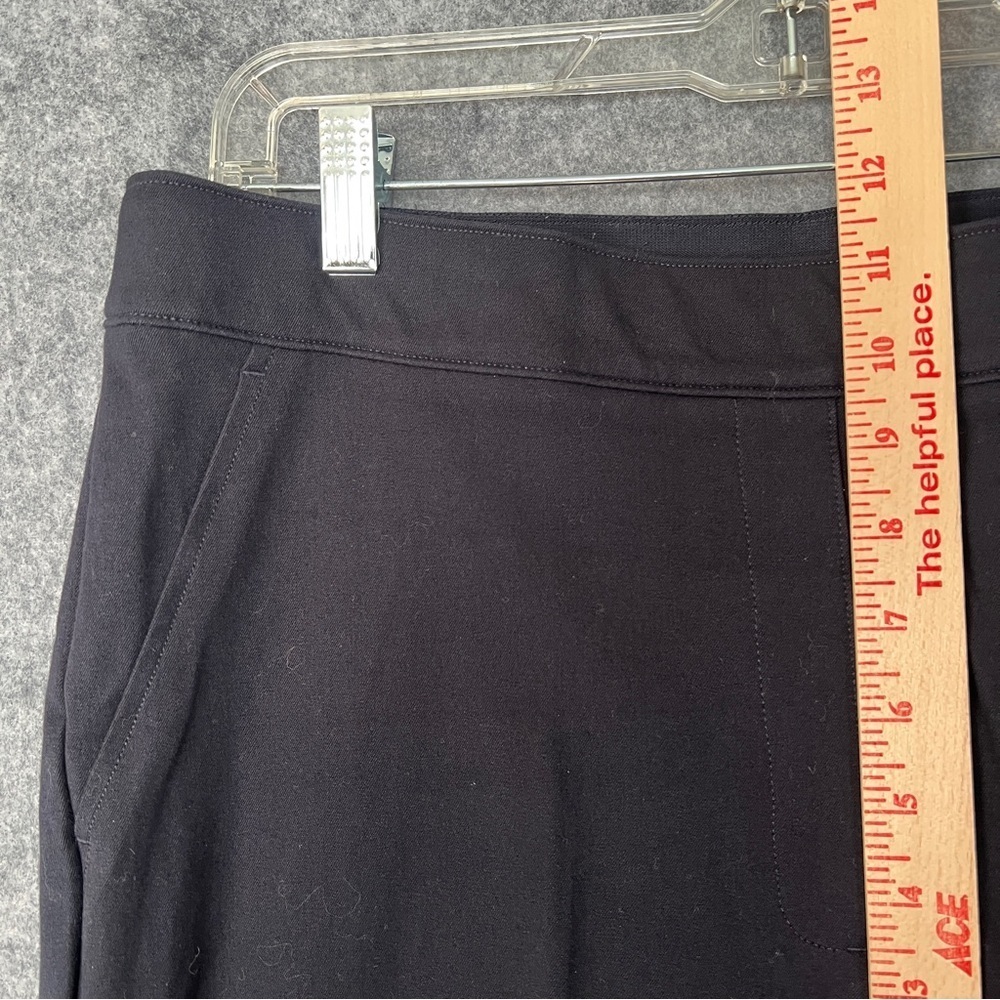 Spanx Polished On-the-Go Kick Flare Pants Black Style 20367R Blue Size Large - Picture 12 of 15